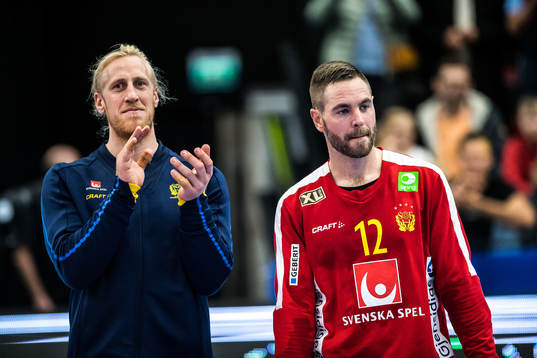 goalkeeper Mikael Appelgren and goalkeeper Andreas Palicka