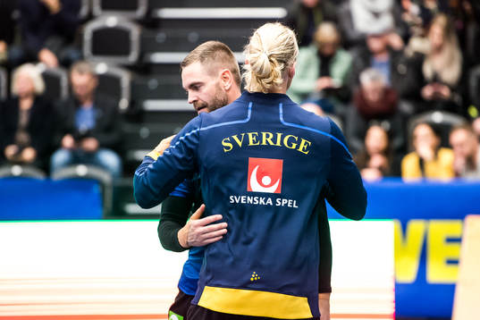 goalkeeper Andreas Palicka  and goalkeeper Mikael Appelgren