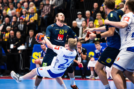 Kim Ekdahl Du Rietz of Sweden and Haukur Brastarson of