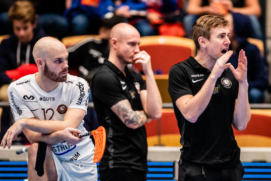 Storvretas Henrik Stenberg och tränare Andreas Harnesk