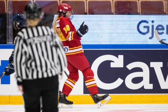 Smålands Mira Markström jublar