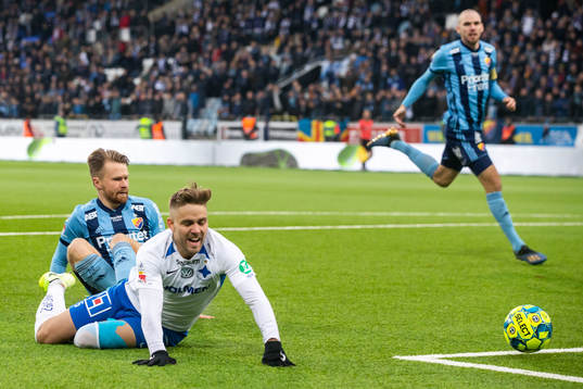 IFK Norrköpings Christoffer Nyman och Djurgårdens Jacob