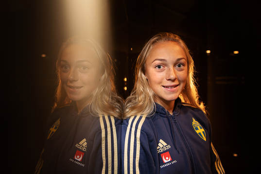 Hanna Bennison of the Swedish women’s national football