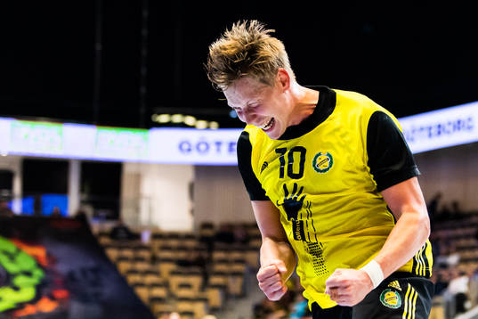 Sävehofs Christoffer Brännberger jublar