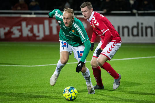 Brages Anton Lundin och Kalmars Fidan Aliti