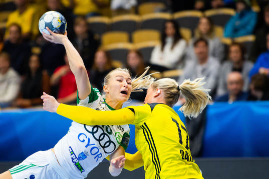 Györis Stine Bredal Oftedal och Sävehofs Nina Dano
