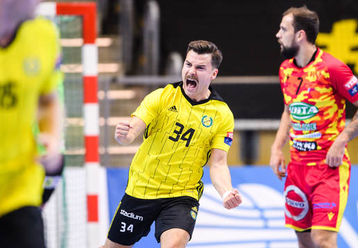 Sävehofs Sebastian Karlsson jublar