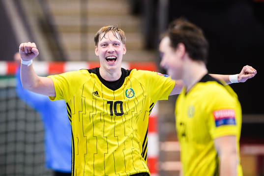 Sävehofs Christoffer Brännberger jublar