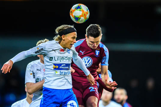Värnamos Charlie Vindehall och Malmö FFs Marcus Antonsson