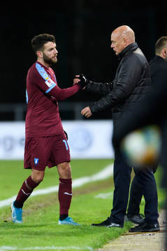 Malmö FFs Erdal Rakip och tränare Uwe Rösler