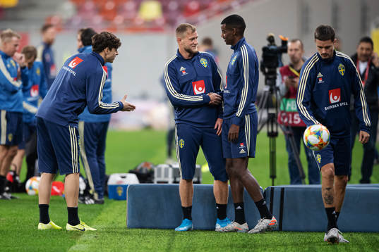 Victor Nilsson Lindelöf, John Guidetti, Alexander Isak and