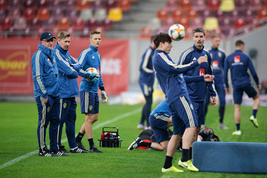 Head coach Janne Andersson of the Swedish national football