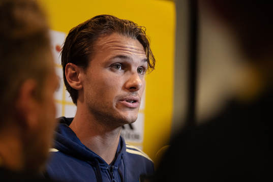 Albin Ekdal of the Swedish national football team