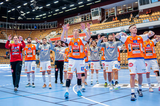 Kristianstads spelare jublar