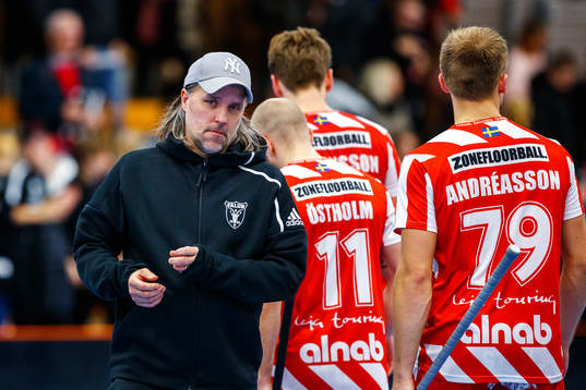 Faluns tränare Thomas Brottman deppar