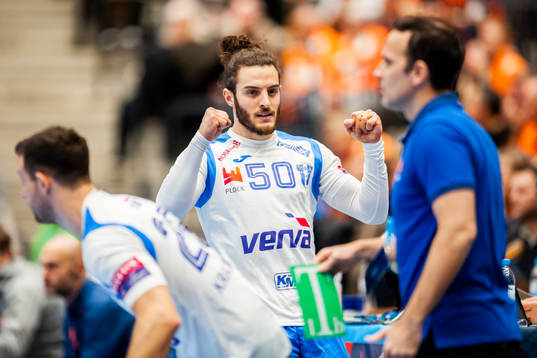Wisla Plock´s Niko Mindegía jublar
