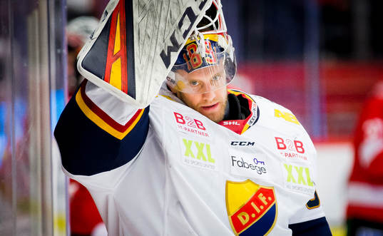 Djurgårdens målvakt Niklas Svedberg