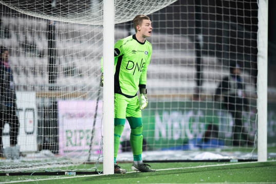 Goalkeeper Kristoffer Sundquist Klaesson of Vålerenga