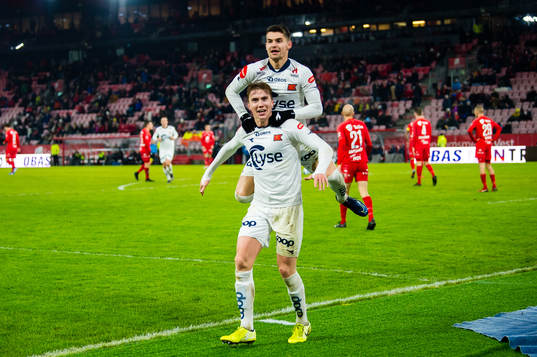 Kristian Thorstvedt of Viking celebrates with Ylldren