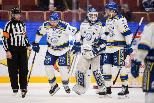 Leksands Johan Fransson skada och Leksands målvakt Axel