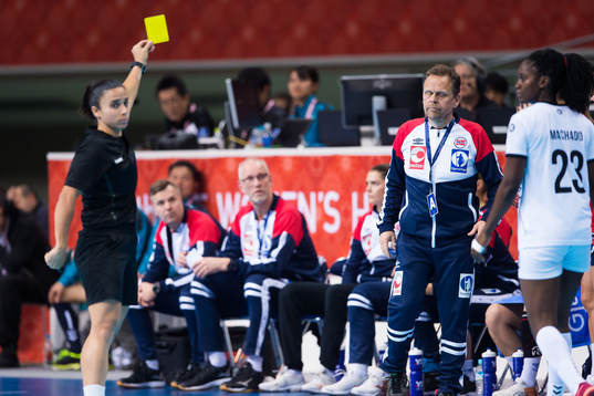 Thorir Hergeirsson, head coachof Norway, is getting a