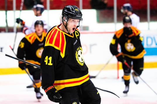 Brynäs Greg Scott jublar
