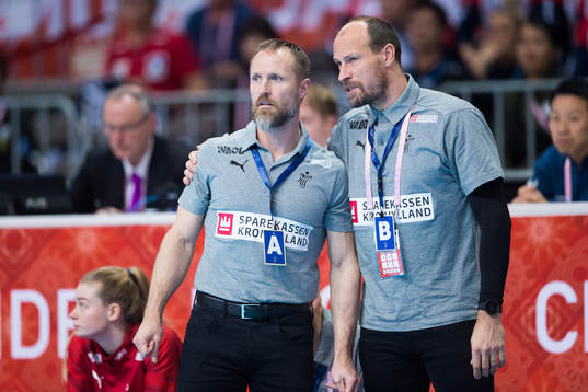 Klavs Bruun Jørgensen, head coach, and Lars Jørgensen,
