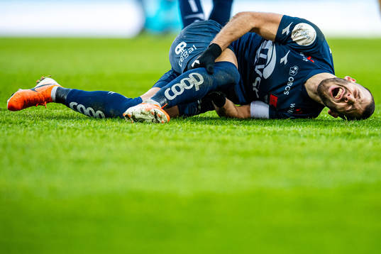 Zlatko Tripic of Viking in pain