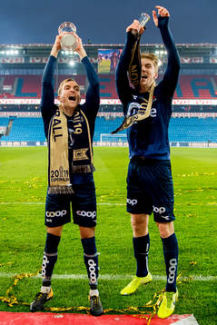 Kristoffer Løkberg and Kristian Thorstvedt of Viking