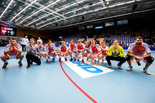 Kristianstads spelare jublar