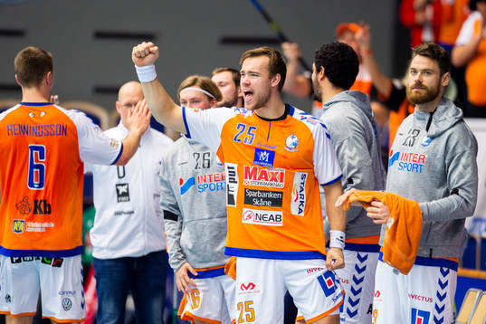 Kristianstads Ludvig Jurmala Åström jublar