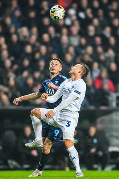 Markus Rosenberg of Malmö FF and Pierre Bengtsson of FC