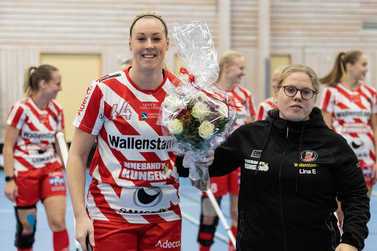 Pixbos Isabell Krantz hyllas då hon har rekordet för