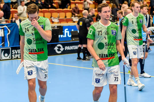 Helsingborgs Andreas Lindholm och Nicklas Lidholm deppar