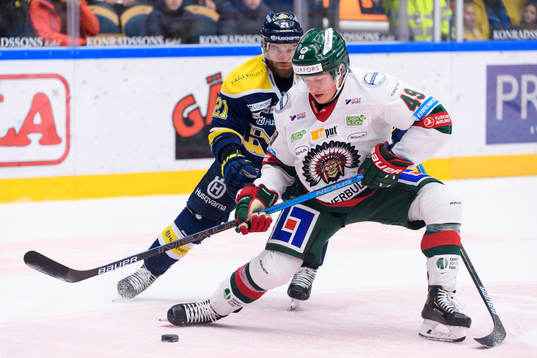 s Christian Sandberg och Frölundas Rhett Rakhshani