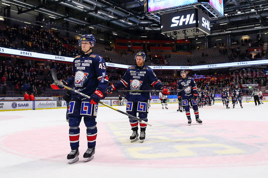 Linköpings Simon Lundmark och Anton Mylläri deppar