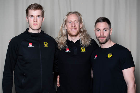 Målvakterna Tobias Thulin, Mikael Appelgren och Andreas