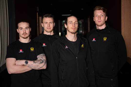 Lukas Nilsson, Philip Henningsson, Kim Ekdahl Du Rietz och