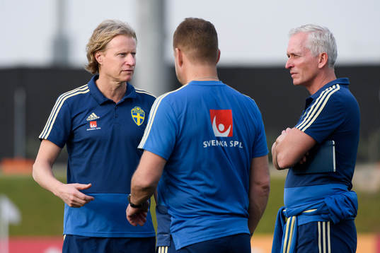 Team manager Stefan Pettersson and Håkan Sjöstrand,