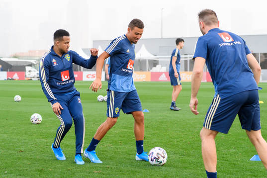 Martin Olsson and Jordan Larsson