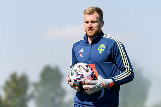 Goalkeeper Peter Abrahamsson
