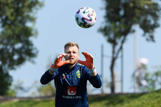Goalkeeper Peter Abrahamsson