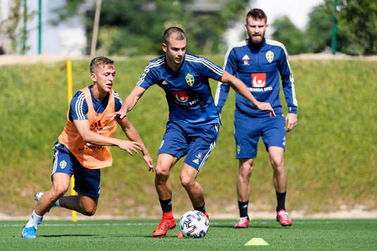 Jesper Karlsson, Alexander Kacaniklic and Simon Sandberg