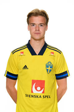 Sweden’s August Erlingmark poses for a portrait