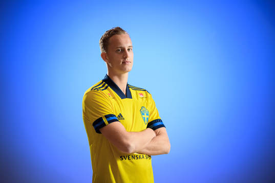 Sweden’s Gustav Berggren poses for a portrait