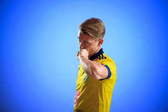 Sweden’s Simon Hedlund poses for a portrait