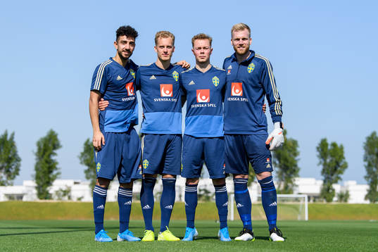Daleho Irandust, Gustav Berggren, Adam Andersson and