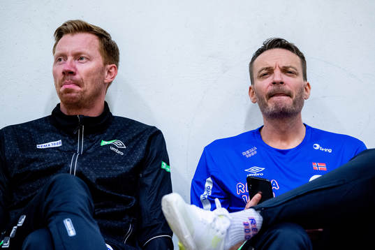 Børge Lund, coach, and Christian Berge, head coach of