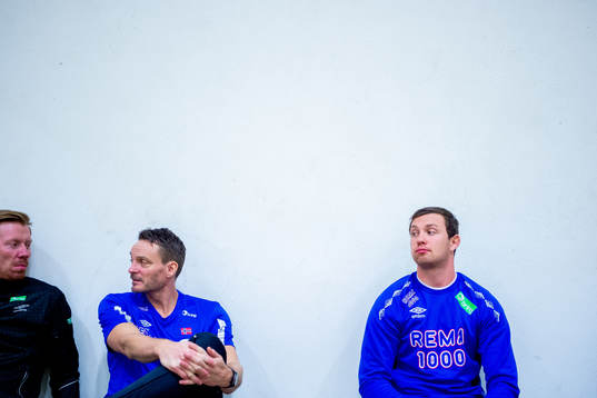 Børge Lund, coach, Christian Berge, head coach, and Sander