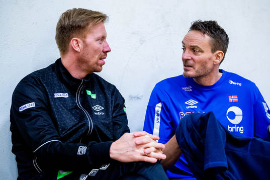 Børge Lund, coach, and Christian Berge, head coach of